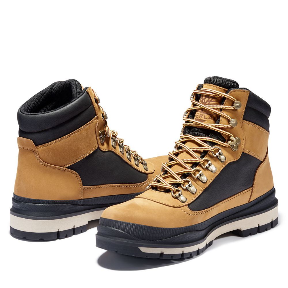 Bocanci De Zapada Timberland Barbati Maro/Negrii - Field Trekker Waterproof - Romania - APCXLF807